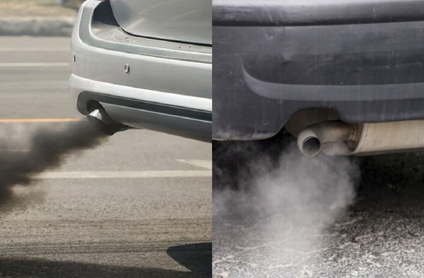 Fumata bianco o nera, cosa significa quando a farla è l'auto