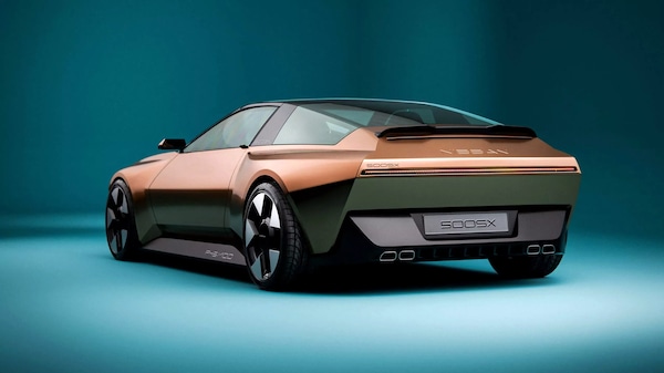 I render della Nissan 500SX, "retro-coupé" ispirata alla 200SX