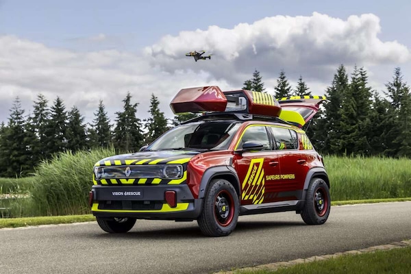 Vision 4rescue, la Renault 4 elettrica al servizio dei soccorsi del futuro