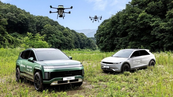 Hyundai, nasce il progetto per la riforestazione con Ioniq 9, 5 e un drone