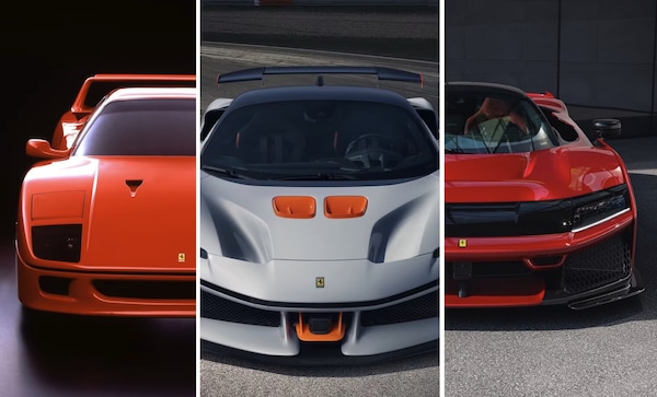 Dalla F40 alla F80: le Ferrari degli anniversari
