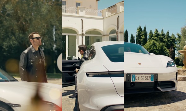 Tiziano Ferro, nella sua "cuore rotto" la protagonista è una Porsche elettrica