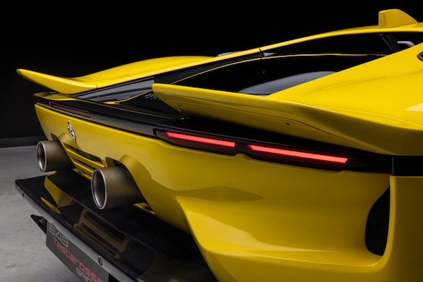 Ferrari 849 Testarossa, il design: stile al servizio della funzione