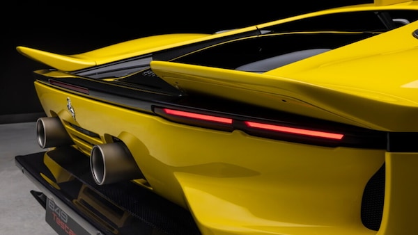 Ferrari 849 Testarossa, il design: stile al servizio della funzione