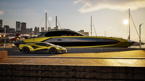 Lamborghini ha svelato un nuovo yacht ispirato alle sue supercar