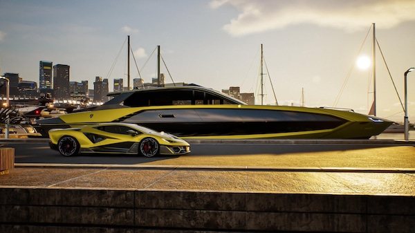 Lamborghini ha svelato un nuovo yacht ispirato alle sue supercar