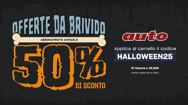 Offerte da brivido firmate Auto: abbonamento annuale al 50%