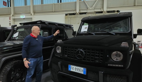La "strana" Mercedes Classe G con carrozzeria in tessuto