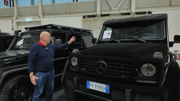 La "strana" Mercedes Classe G con carrozzeria in tessuto