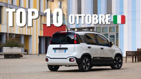 Le 10 auto più vendute in Italia a ottobre