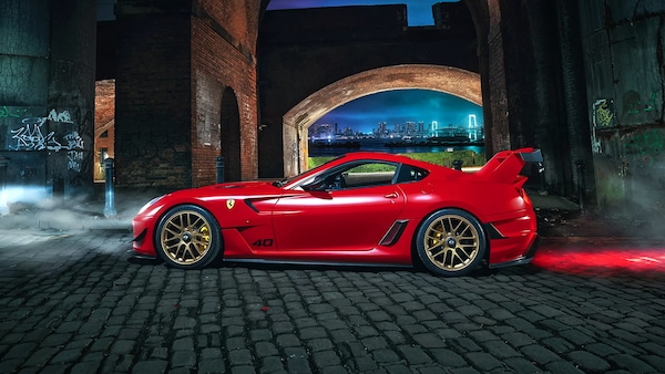 Talos XXT, le foto della Ferrari 599 GTB estrema