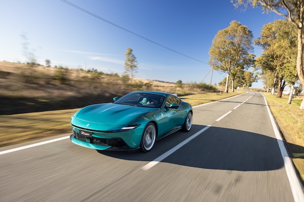 Ferrari Amalfi, il primo test