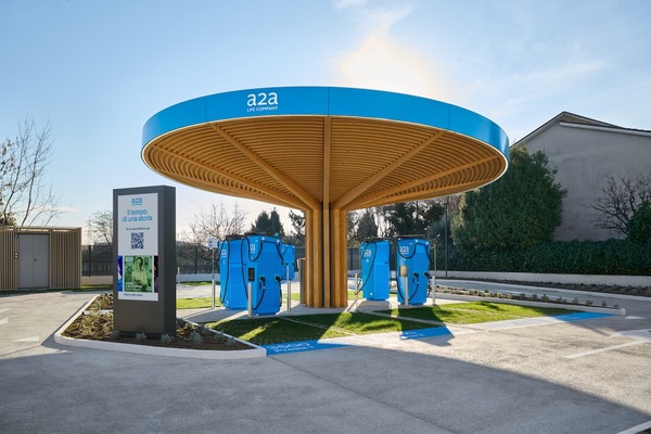 A2A inaugura a Monza il primo Power Hub: ricarica ultrafast e rigenerazione urbana
