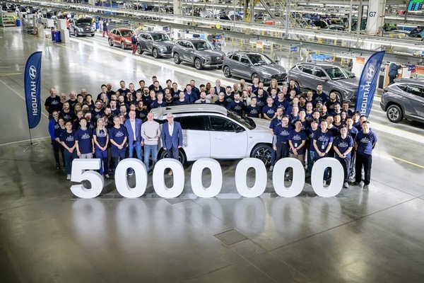 Lo stabilimento Hyundai in Repubblica Ceca supera i 5 milioni di auto prodotte
