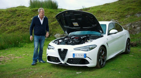 Clarkson non ha dubbi "Meglio una Giulia usata delle scatole cinesi"