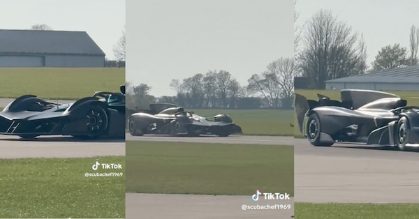 Esagerazione Aston Martin, la batmobile un po' F.1 un po' Valkyrie