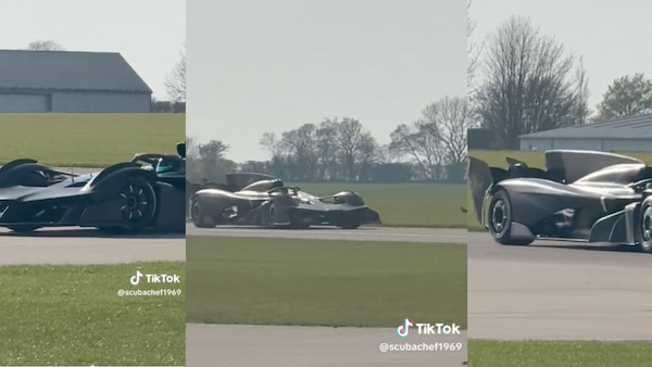 Esagerazione Aston Martin, la batmobile un po' F.1 un po' Valkyrie