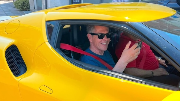 Gazebo, concerto a Maranello e giro in Ferrari per l'icona anni '80