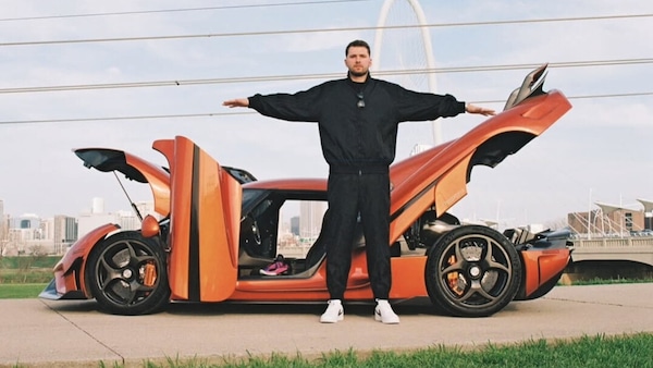Luka Doncic a Roma, il garage dell'asso dei Los Angeles Lakers