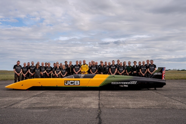 JCB Hydromax, 335 km/h a idrogeno nei test