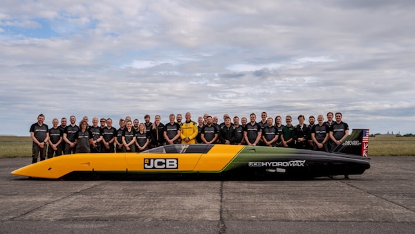 JCB Hydromax, 335 km/h a idrogeno nei test