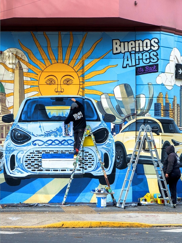 Smart #2, giro del mondo in sei murales per il ritorno