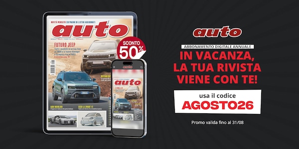 Auto, imperdibile promo estiva: 50% di sconto sull'edizione digitale