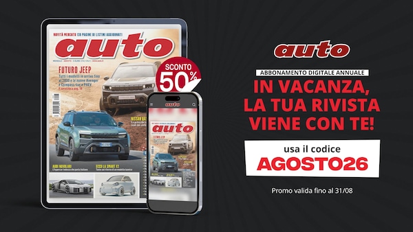Auto, imperdibile promo estiva: 50% di sconto sull'edizione digitale