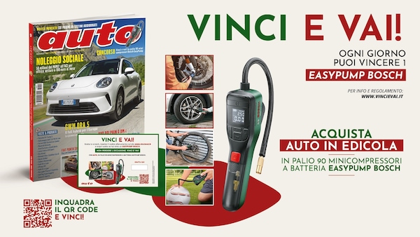 Auto, sotto l'ombrellone tante novità e puoi vincere Bosch EasyPump!