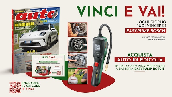 Auto, sotto l'ombrellone tante novità e puoi vincere Bosch EasyPump!