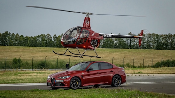 Evocopter ClassiX, l'Alfacottero ispirato alla Giulia Quadrifoglio