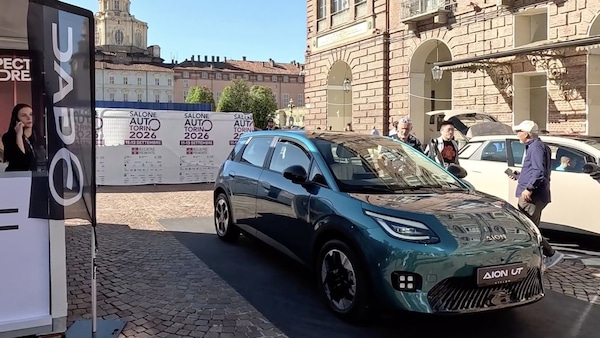 Gac Aion UT vista dal vivo al Salone di Torino