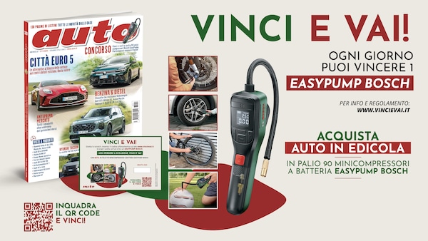 Auto: in edicola novità, prove, inchieste e il concorso per vincere Bosch!