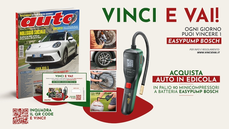 Auto, sotto l'ombrellone tante novità e puoi vincere Bosch EasyPump!
